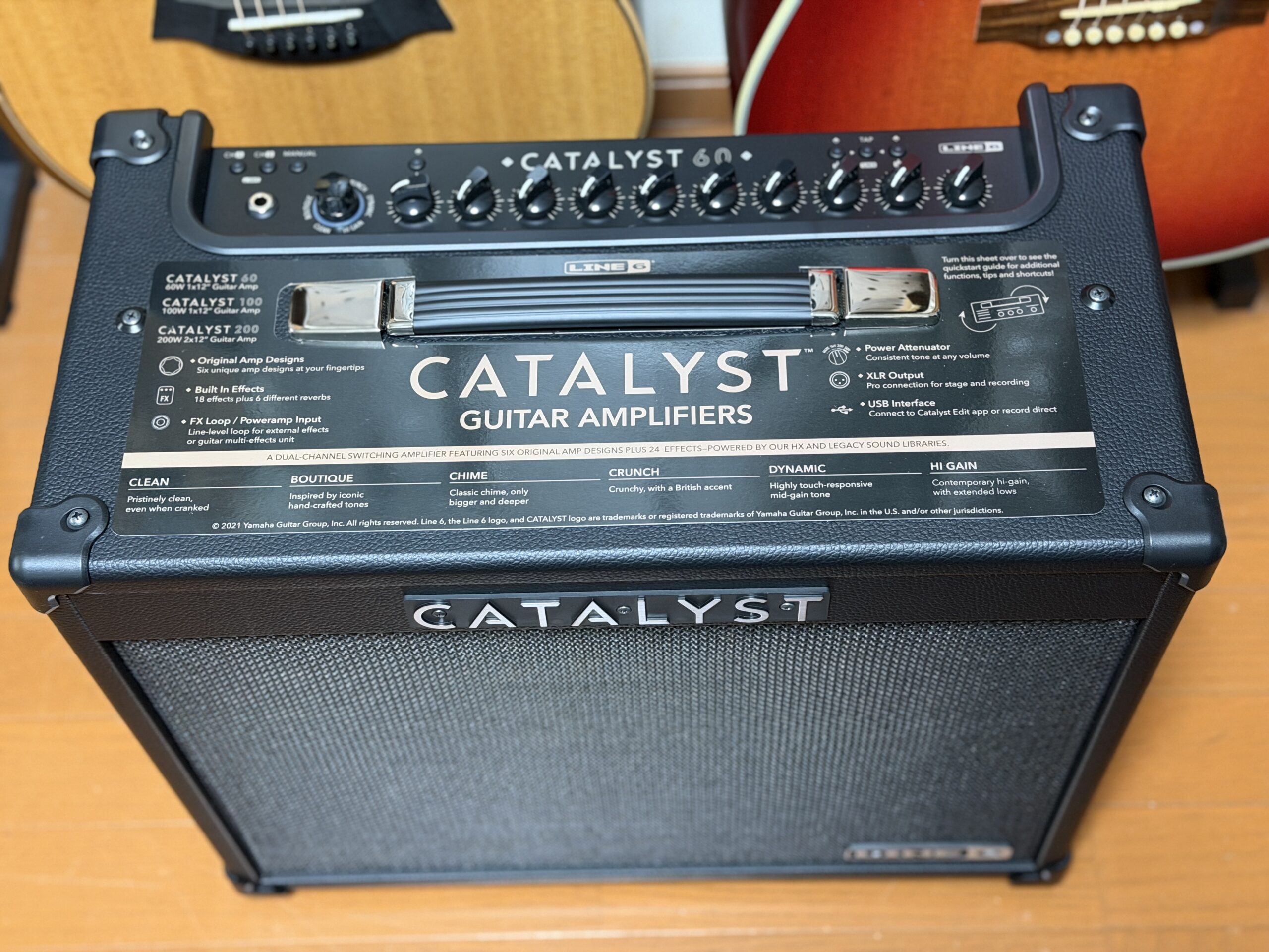 LINE 6 Catalyst 60:上面のコントロール